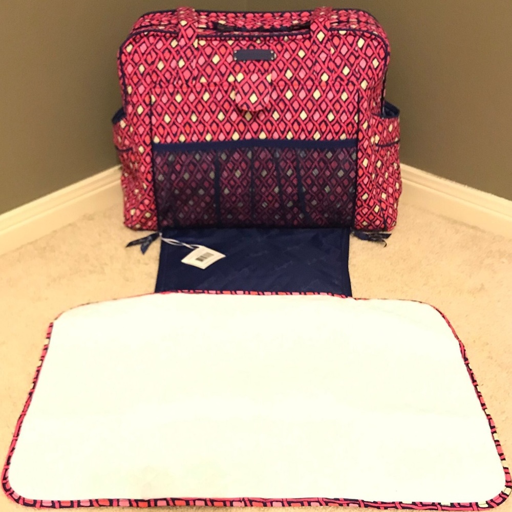 Katalina Pink Diamonds Large Stroll Around Diaper - Picture 4 of 8